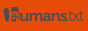 humanstxt isolated orange